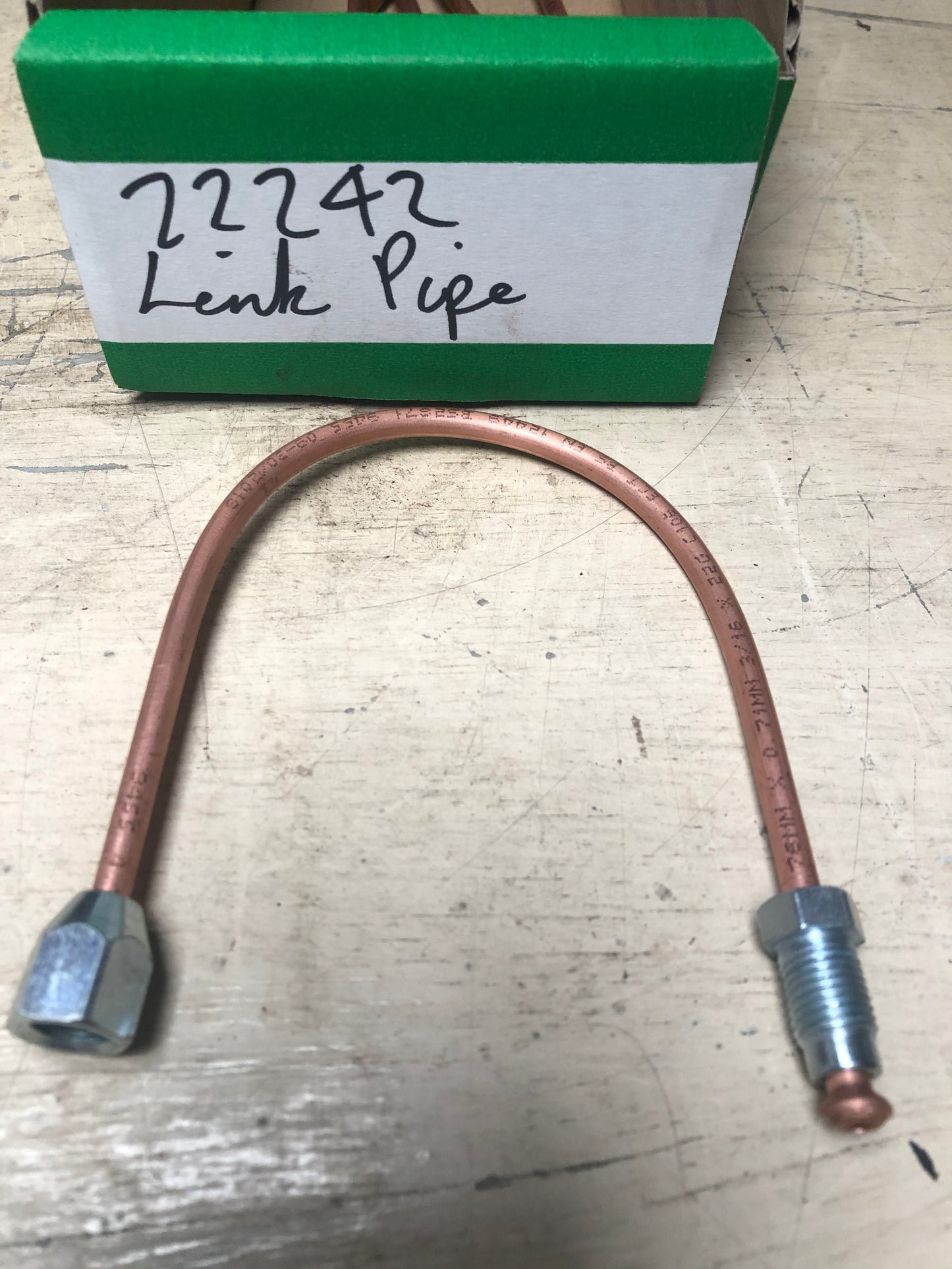 Link Pipe, Flexible Hose to Cylinder