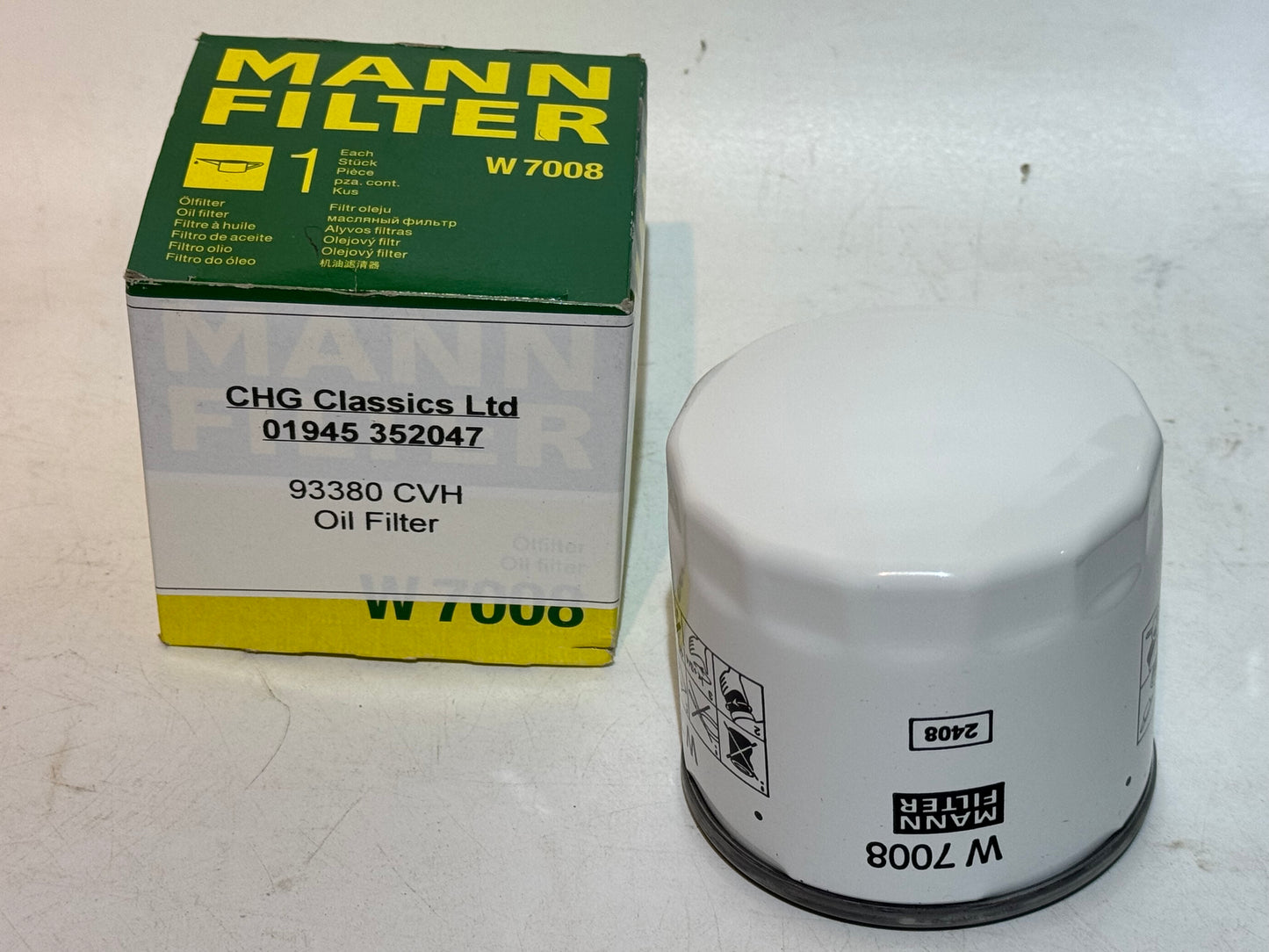 Premium Oil Filter - CVH