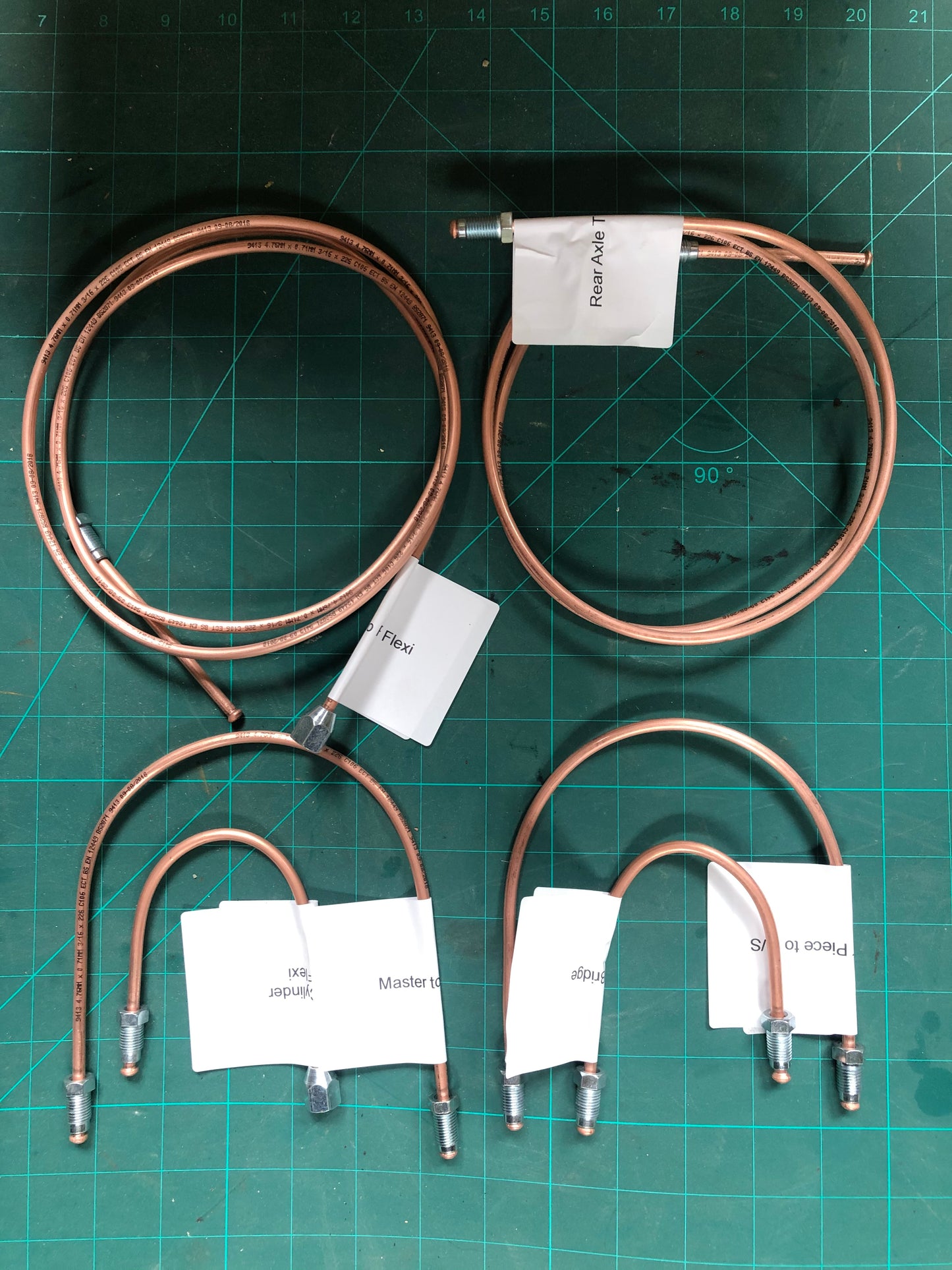 Brake Pipe Kit - Bond Bug