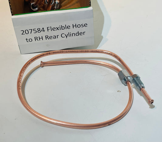 Rear Flexible Hose to Right Hand Wheel Cylinder Pipe