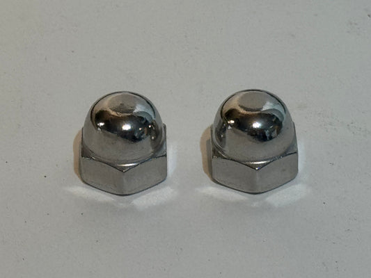 Rear Window to Hinge Domed Nuts - Pair
