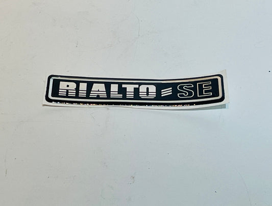 Rialto SE Centre Console Badge, Sticker